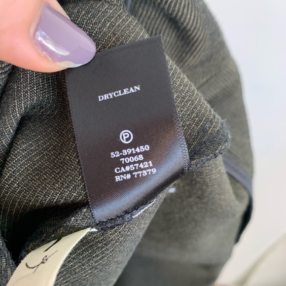 Ann Taylor skirt size 10 dark green pencil career - Picture 8 of 8